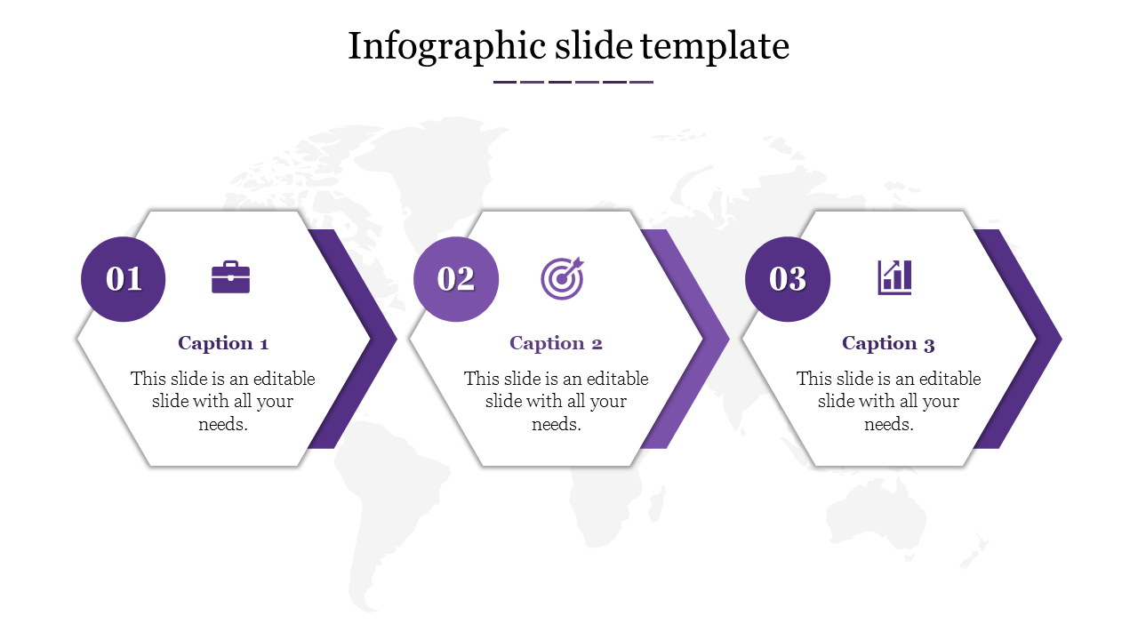 infographic slide template-3-Purple